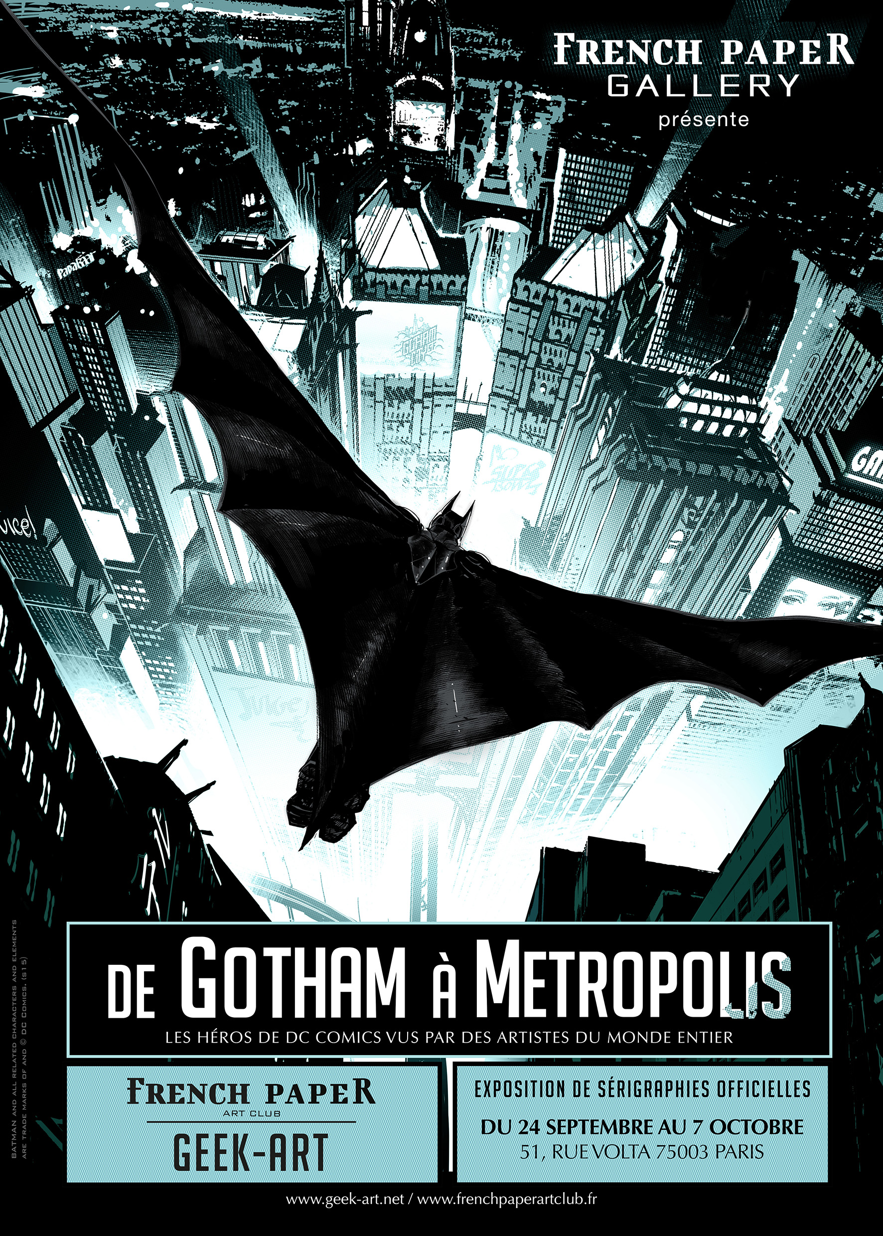 GOTHAM METRO AFFICHE DEF light