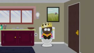 Chaque toilette de South Park renferme un mini-jeu. Ah l'humour à base de caca...