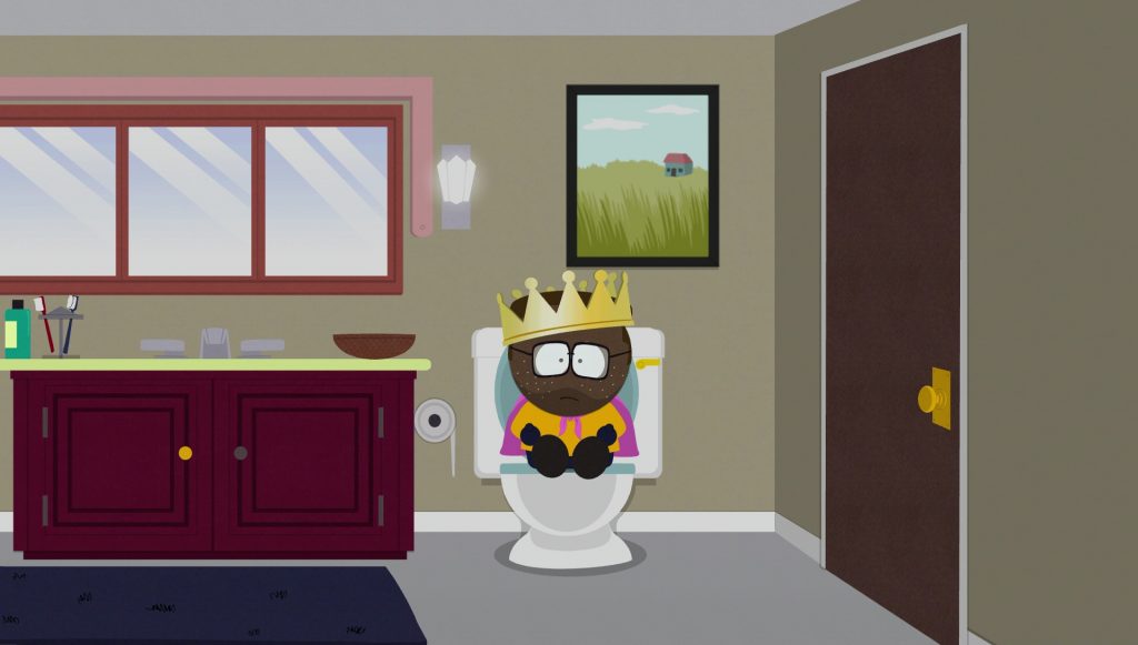 Chaque toilette de South Park renferme un mini-jeu. Ah l'humour à base de caca... 