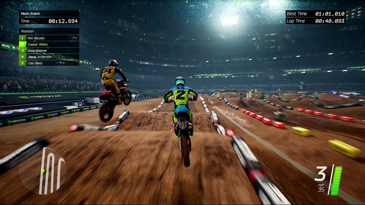 monster energy supercross test