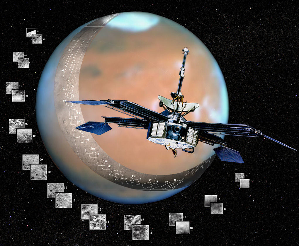 Les 21 images prises par la sonde Mariner 4 ne montrent aucune trace de canal. La vision de Schiaparelli prend fin en 1965.