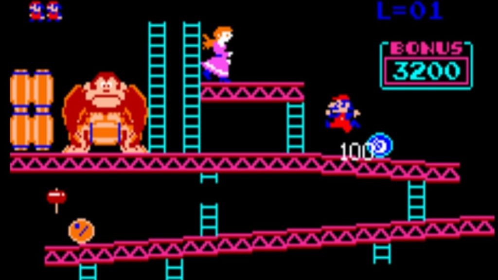 Le rôle du personnage féminin est souvent celui de la demoiselle en détresse, comme dans Donkey Kong en 1981.