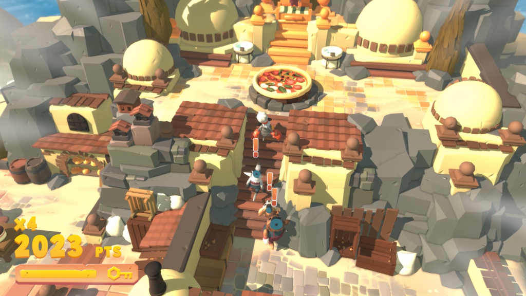 Capture d'écran du jeu Pizza Possum : la gigantesque pizza