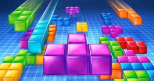 Artwork utilisé sur la pochette du jeu Tetris