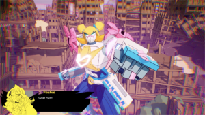 Un... un mecha ?!? Mais on devait pas faire genre des kickflips avec des trains à la base..?