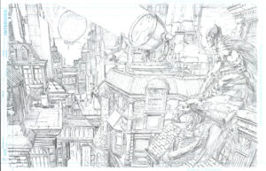 Gotham fourmille de détails sous le crayon de David Finch