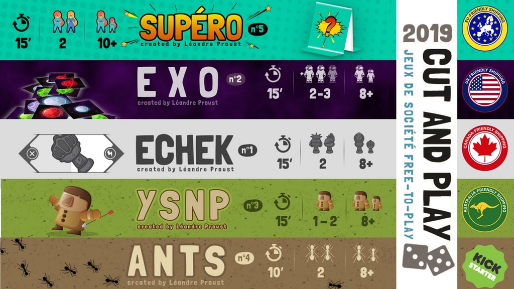 [Kickstarter] Cut and Play Kiss My Geek